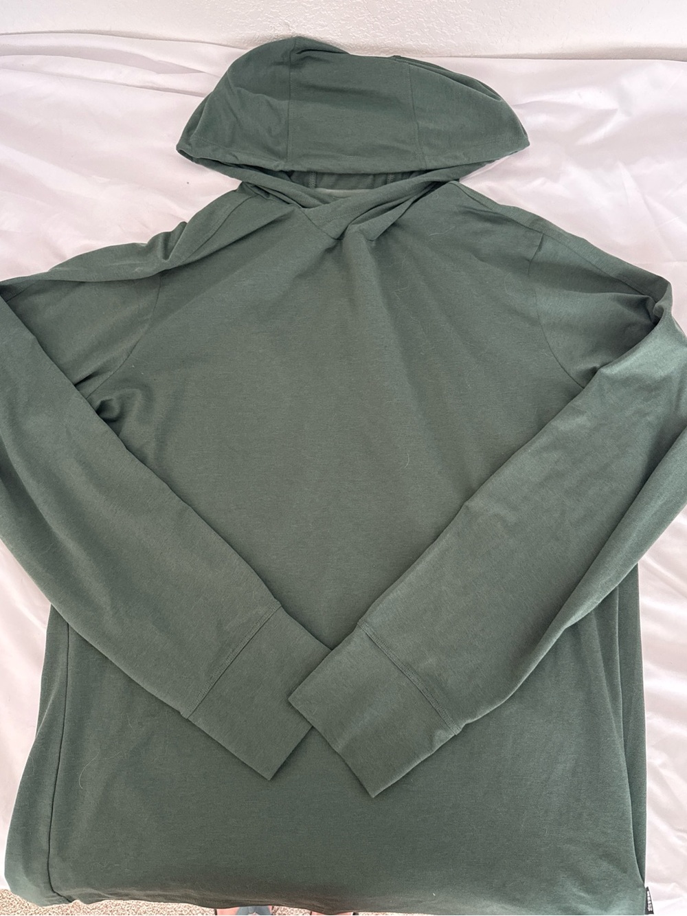 REI Men's Hooded Long-Sleeve Shirt - Forest Green